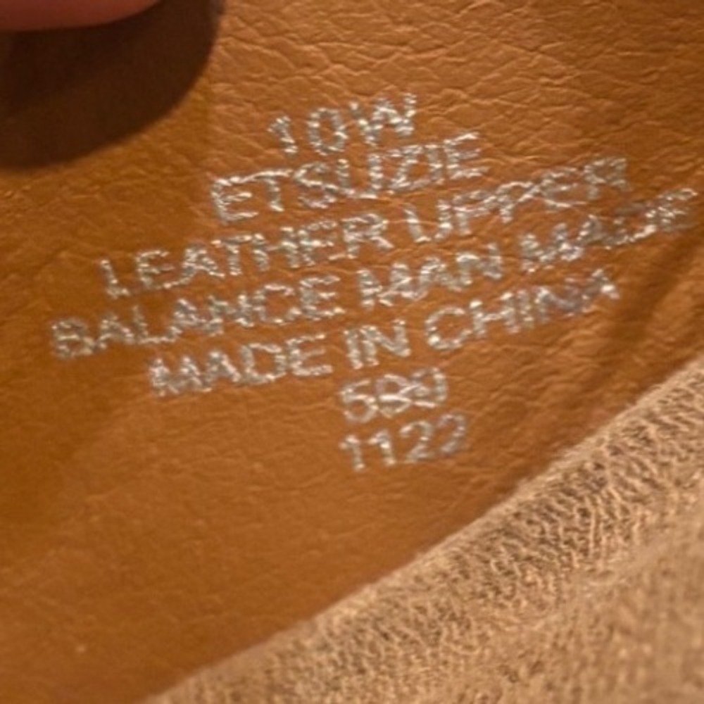 Earth Origins Suzie Tan Leather Slingback Flat Sandals Womens 10W ETSUZIE - Picture 4 of 5